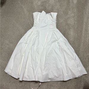 House of CB Georgiana Strapless Cotton Fit and Flare dress (NEVER WORN WITH TAGS